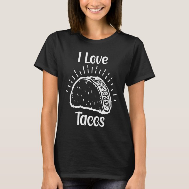 Cinco De Mayo, Buritos , Mexico Tacos and Avocado  T Shirt (Framsida)