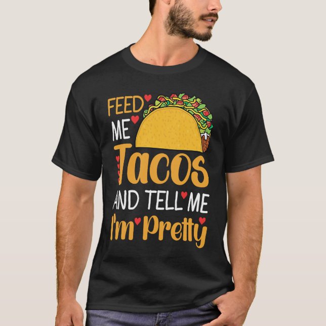 Cinco De Mayo, Buritos , Mexico Tacos and Avocado  T Shirt (Framsida)