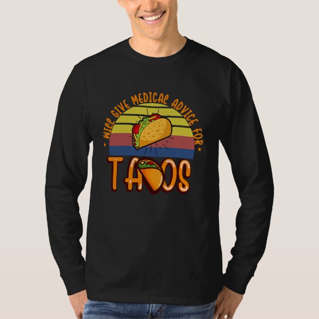 Cinco De Mayo, Buritos , Mexico Tacos and Avocado  T Shirt (Framsida)