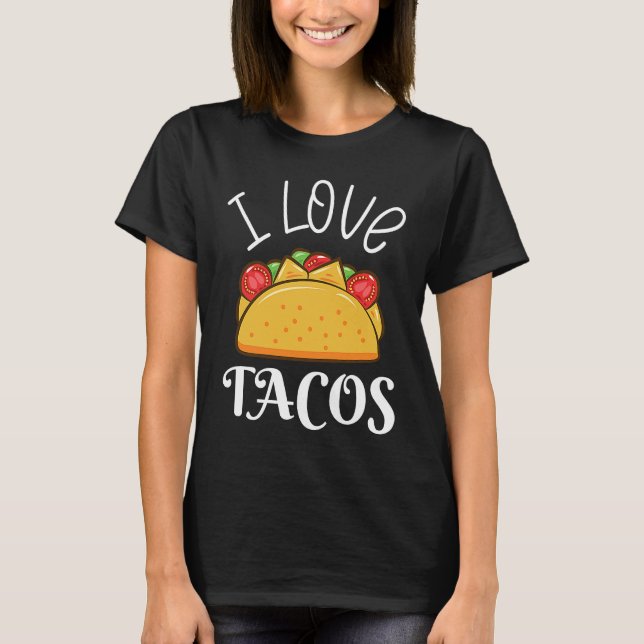 Cinco De Mayo, Buritos , Mexico Tacos and Avocado  T Shirt (Framsida)