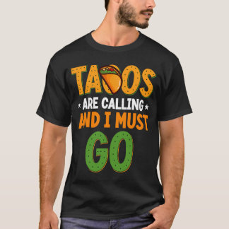 Cinco De Mayo, Buritos, Mexiko Tacos och Avocado T Shirt