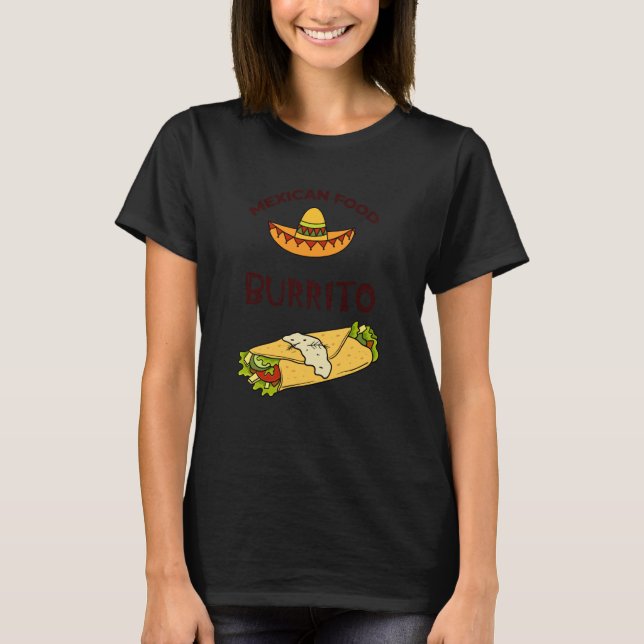 Cinco De Mayo Burritos Mexico Tacos and Avocado  1 T Shirt (Framsida)