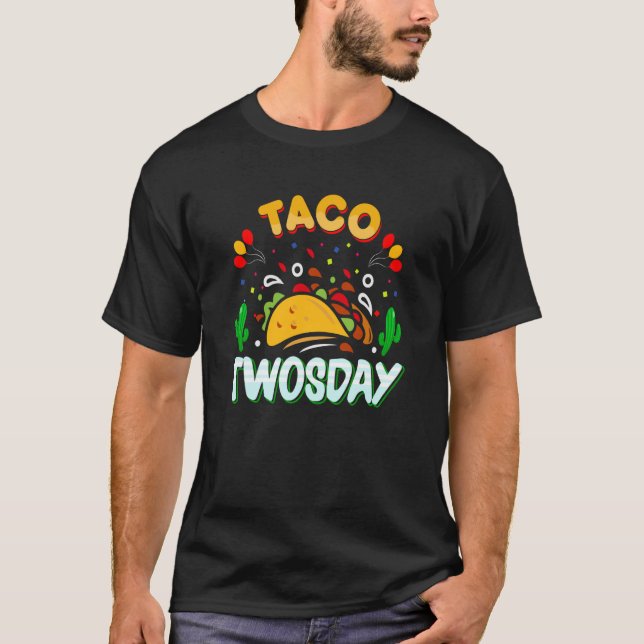 Cinco De Mayo Burritos Mexico Tacos and Avocado  1 T Shirt (Framsida)