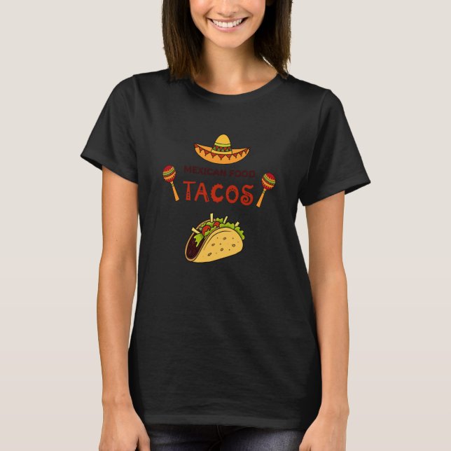 Cinco De Mayo Burritos Mexico Tacos and Avocado  1 T Shirt (Framsida)