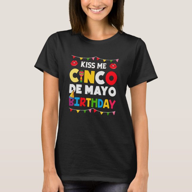 Cinco De Mayo Burritos Mexico Tacos and Avocado  1 T Shirt (Framsida)