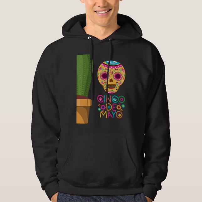 Cinco De Mayo Burritos Mexico Tacos and Avocado 25 Hoodie (Framsida)