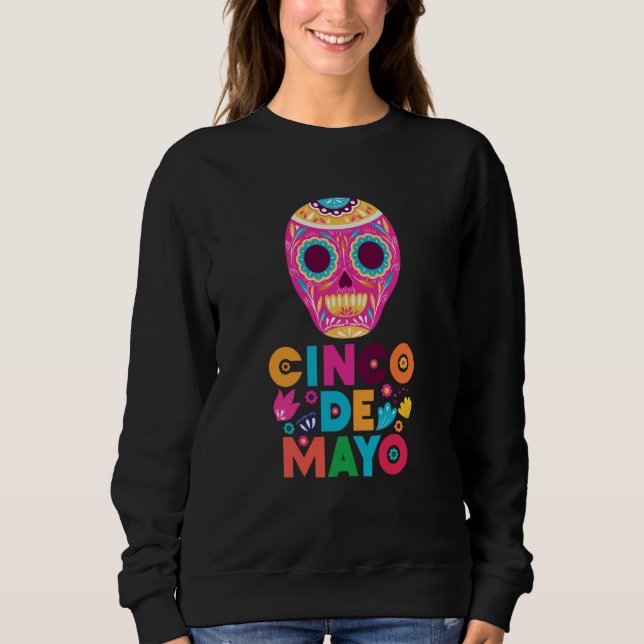 Cinco De Mayo Burritos Mexico Tacos and Avocado  3 T Shirt (Framsida)