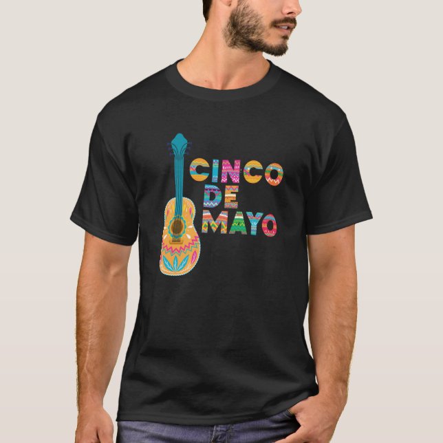 Cinco De Mayo Burritos Mexico Tacos and Avocado  3 T Shirt (Framsida)