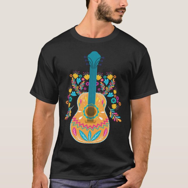 Cinco De Mayo Burritos Mexico Tacos and Avocado 80 T Shirt (Framsida)