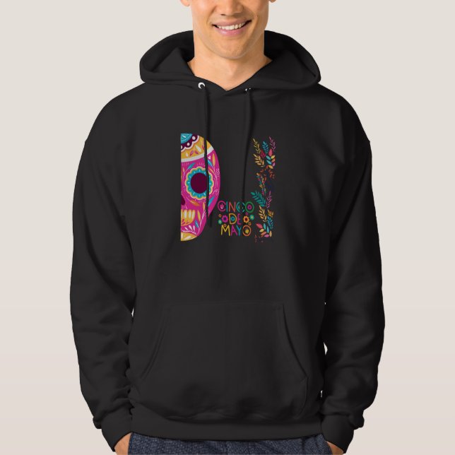 Cinco De Mayo Burritos Mexico Tacos and Avocado  8 Hoodie (Framsida)