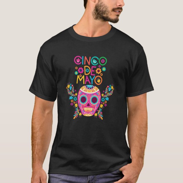 Cinco De Mayo Burritos Mexico Tacos and Avocado  9 T Shirt (Framsida)