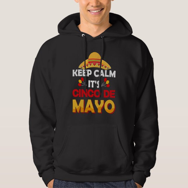 Cinco De Mayo Burritos  Mexico Tacos and Avocado   Hoodie (Framsida)