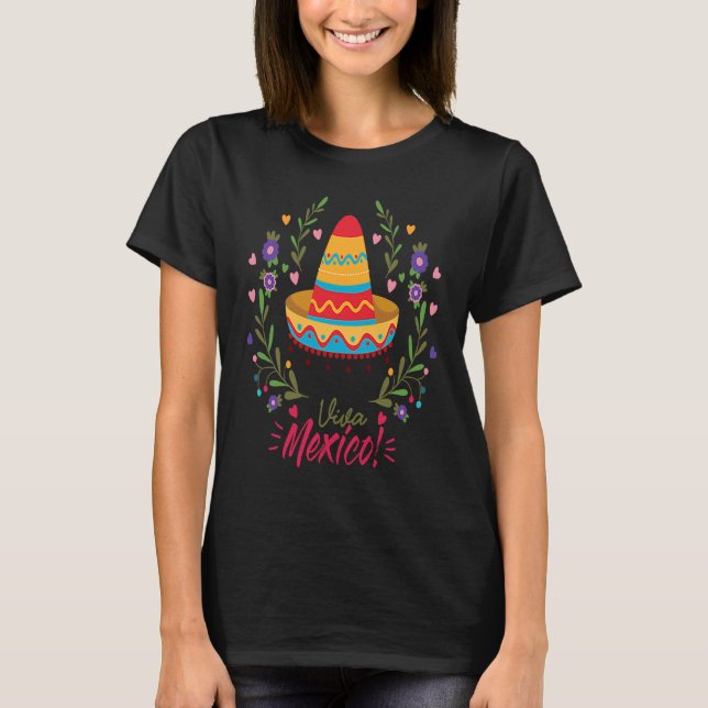 Cinco De Mayo Burritos  Mexico Tacos and Avocado   T Shirt (Framsida)