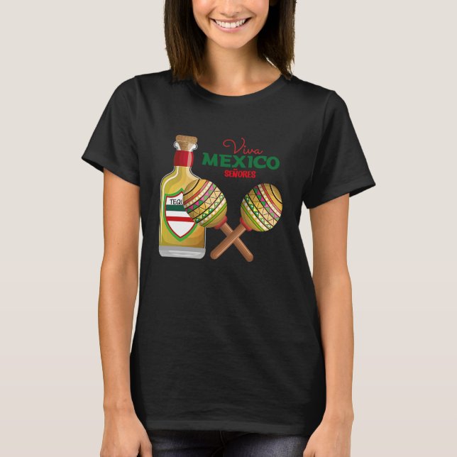 Cinco De Mayo Burritos  Mexico Tacos and Avocado   T Shirt (Framsida)