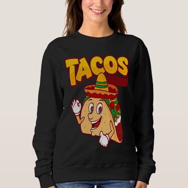 Cinco De Mayo Burritos  Mexico Tacos and Avocado   T Shirt (Framsida)