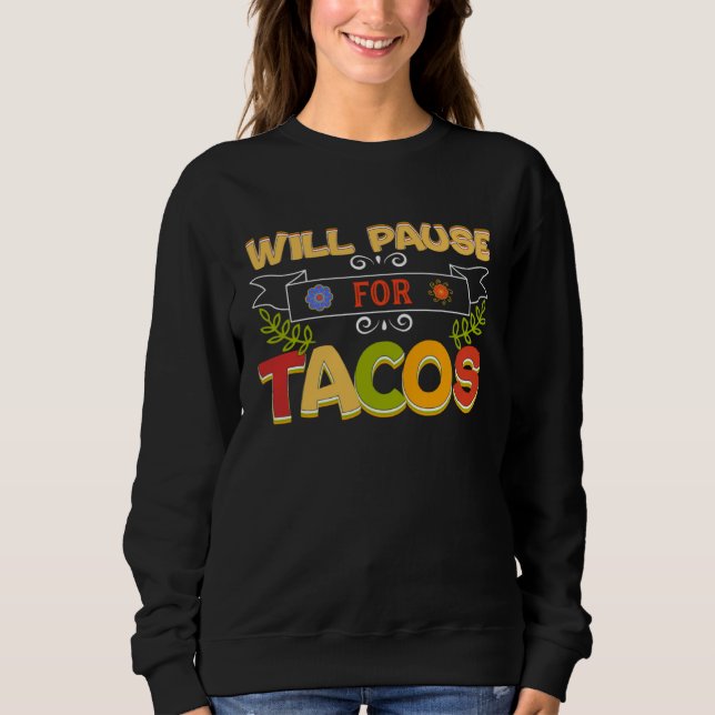 Cinco De Mayo Burritos  Mexico Tacos and Avocado   T Shirt (Framsida)