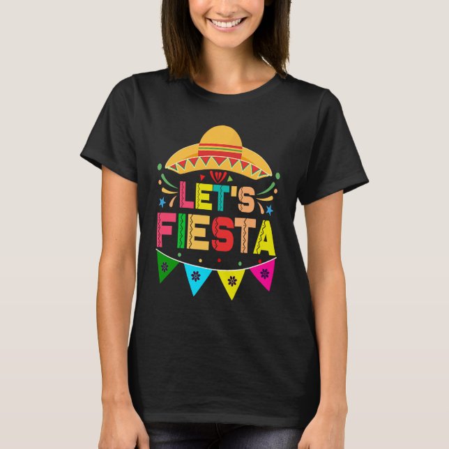 Cinco De Mayo Burritos  Mexico Tacos and Avocado   T Shirt (Framsida)