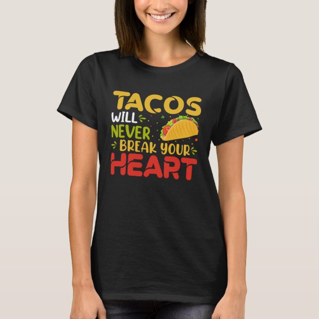 Cinco De Mayo Burritos  Mexico Tacos and Avocado   T Shirt (Framsida)