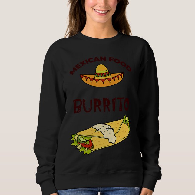 Cinco De Mayo Burritos  Mexico Tacos and Avocado   T Shirt (Framsida)