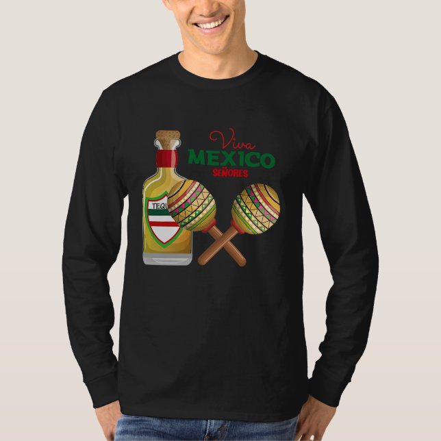 Cinco De Mayo Burritos  Mexico Tacos and Avocado   T Shirt (Framsida)