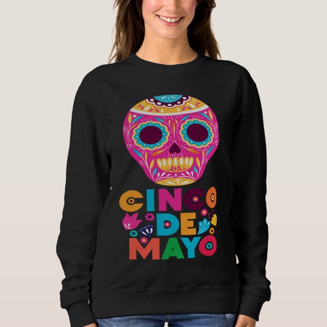 Cinco De Mayo Burritos  Mexico Tacos and Avocado   T Shirt (Framsida)
