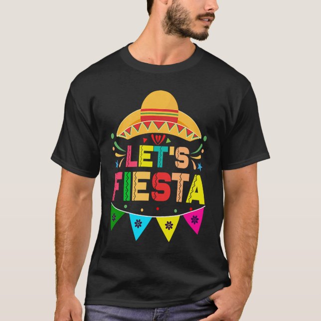 Cinco De Mayo Burritos  Mexico Tacos and Avocado   T Shirt (Framsida)