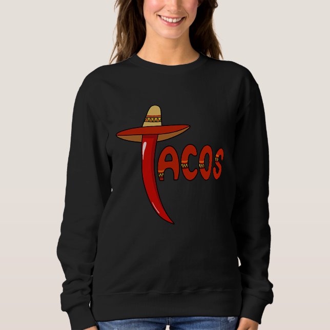 Cinco De Mayo Burritos  Mexico Tacos and Avocado   T Shirt (Framsida)