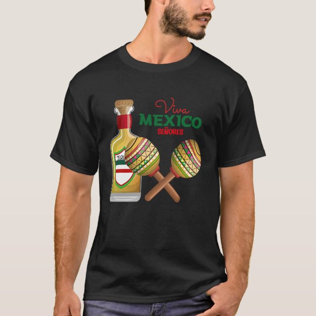 Cinco De Mayo Burritos  Mexico Tacos and Avocado   T Shirt (Framsida)