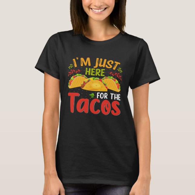 Cinco De Mayo Burritos  Mexico Tacos and Avocado   T Shirt (Framsida)