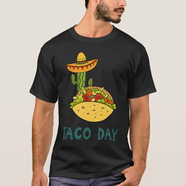 Cinco De Mayo Burritos  Mexico Tacos and Avocado   T Shirt (Framsida)