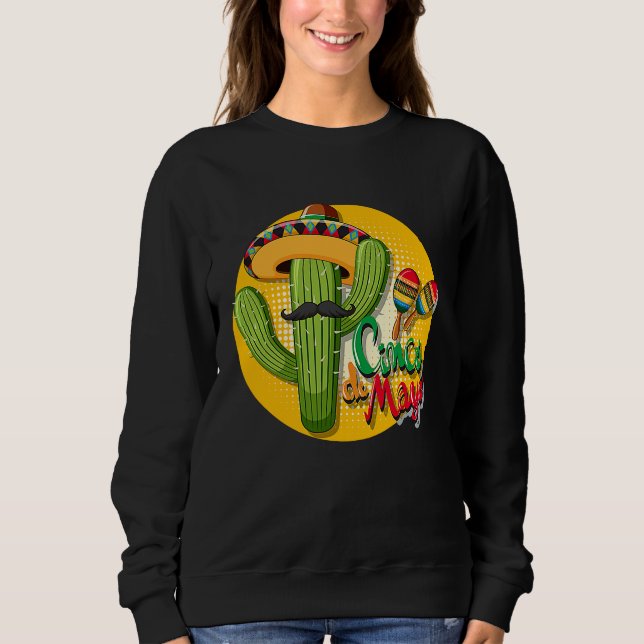Cinco De Mayo Burritos  Mexico Tacos and Avocado   T Shirt (Framsida)