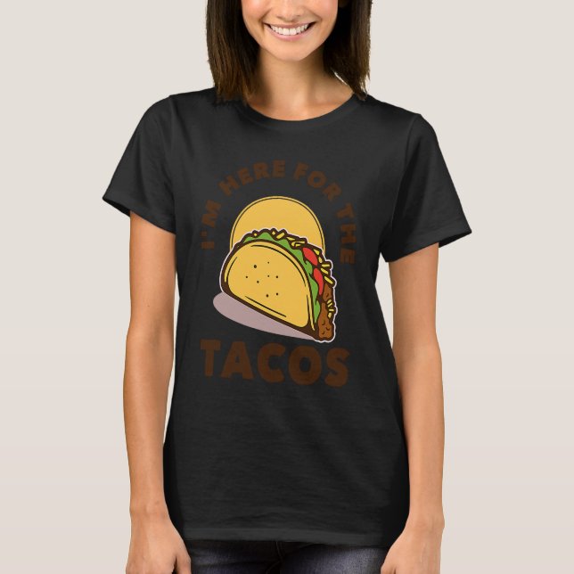 Cinco De Mayo Burritos  Mexico Tacos and Avocado   T Shirt (Framsida)