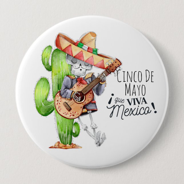 Cinco De Mayo Button Knapp (Framsida)