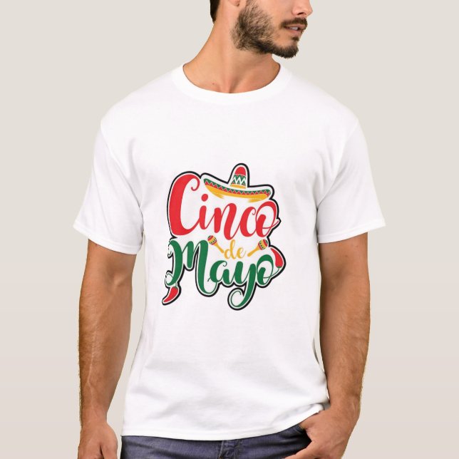 Cinco de mayo cactus - Cinco De Mayo T Shirt (Framsida)