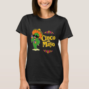 Cinco de Mayo Cactus Design - Firande med Stil T Shirt