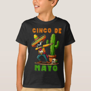 Cinco De Mayo Cactus Mexican Poncho Sombrero Hat B T Shirt