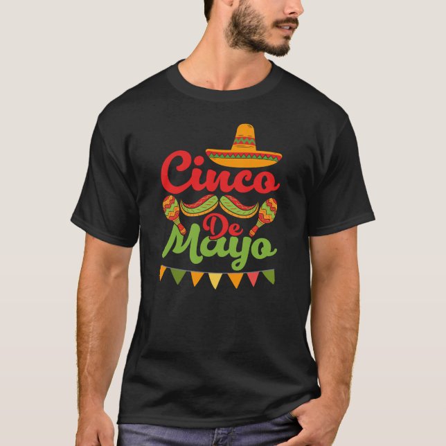 Cinco De Mayo Celero T Shirt (Framsida)