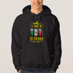 Cinco De Mayo Cinco De Drinko Mexican Flagga Hoodie