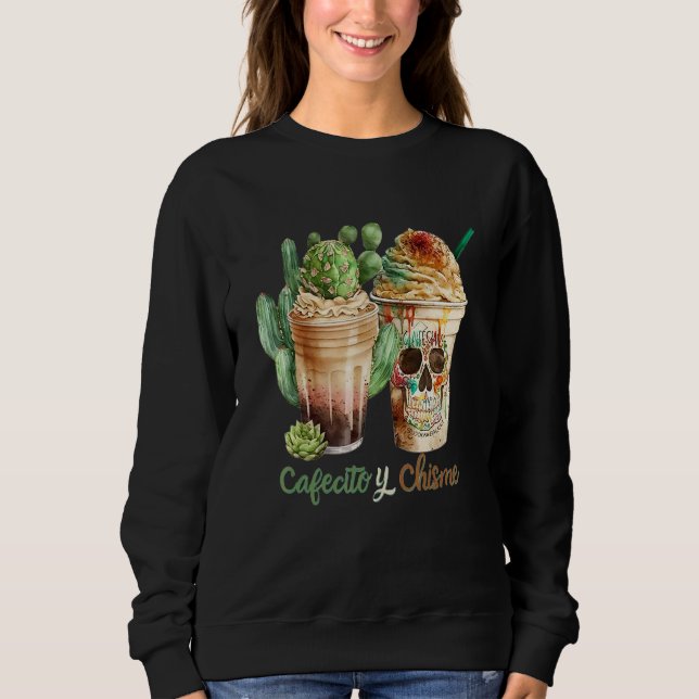 Cinco De Mayo Coffee Cup Latte Mexican Fiesta T Shirt (Framsida)