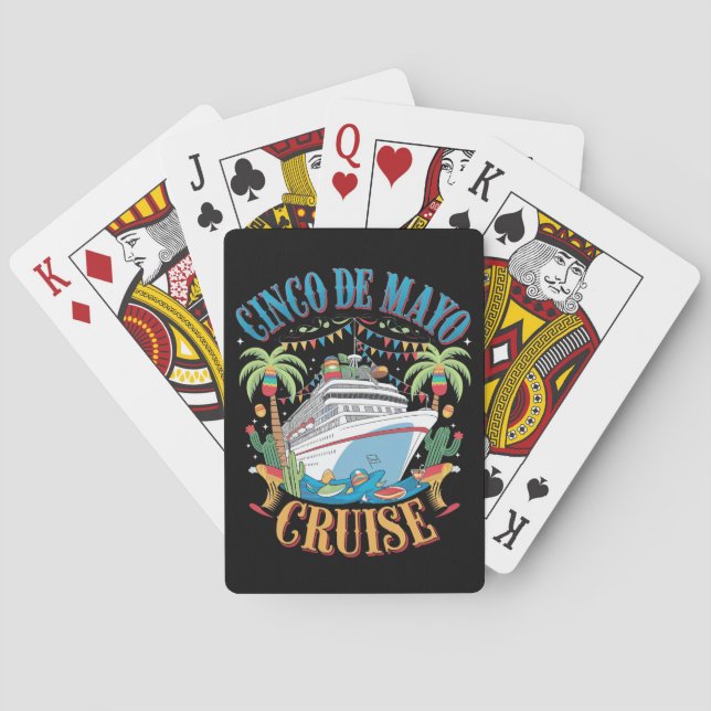 Cinco De Mayo Cruise Mexico Mexikanska Frakten Fie Casinokort (Baksidan)