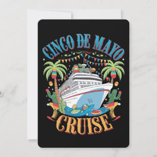 Cinco De Mayo Cruise Mexico Mexikanska Frakten Fie Inbjudningar