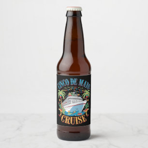 Cinco De Mayo Cruise Mexico Mexikanska Frakten Fie Ölflaska Etikett