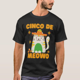 Cinco De Mayo- Cute Cat T Shirt