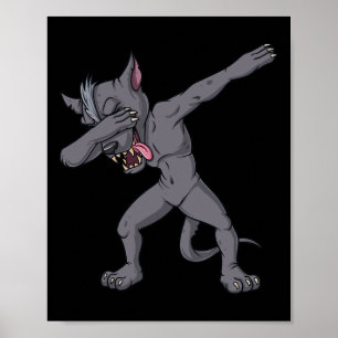 Cinco de Mayo Dabbing Chupacabra Roligt Mexican Da Poster