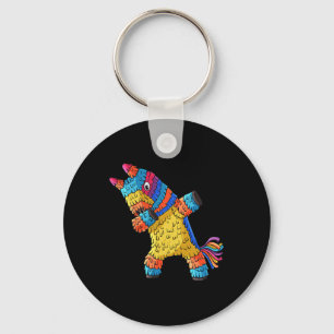 Cinco de Mayo Dabbing Donkey Pinata Roligt Mexican Nyckelring