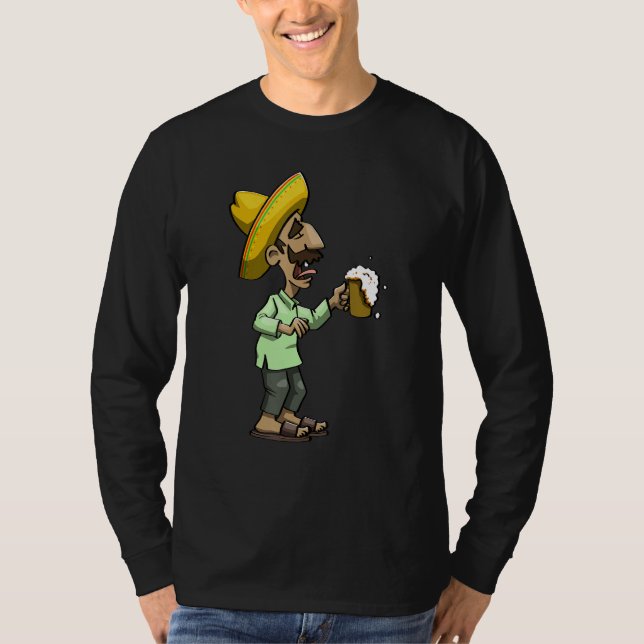 Cinco De Mayo Dabbing Drunk Tio Women Mexican Cele T Shirt (Framsida)