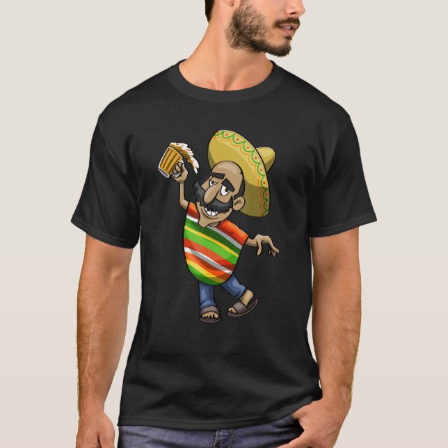 Cinco De Mayo Dabbing Drunk Tio Women Mexican Cele T Shirt (Framsida)