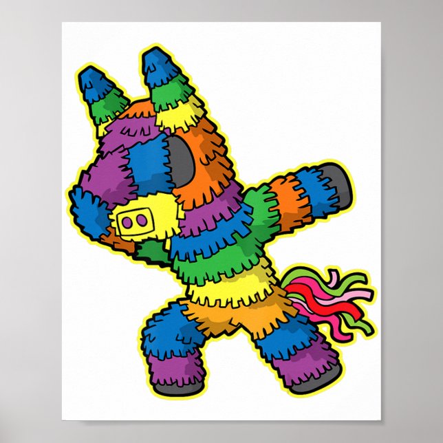 Cinco de Mayo Dabbing Pinata Fiesta 5 Poster (Framsidan)