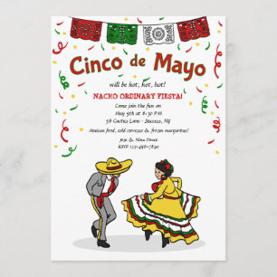Cinco de Mayo Dancers bjudande Inbjudningar