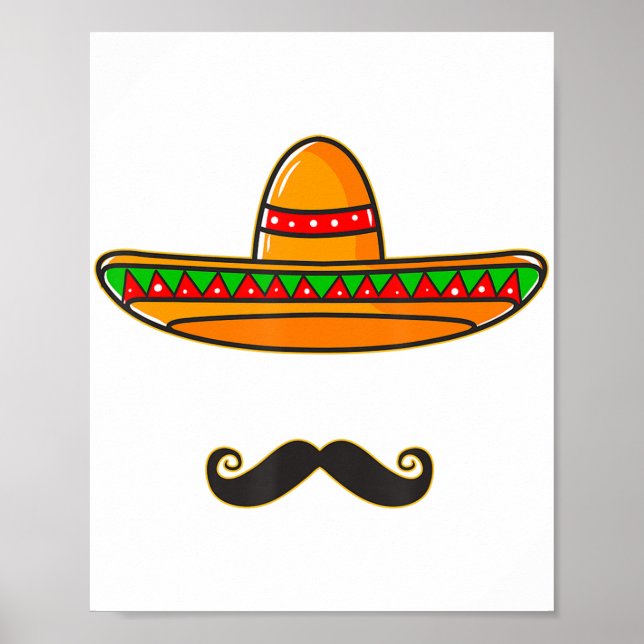 Cinco De Mayo Day Mexican Gifts Nacho Average Cele Poster (Framsidan)